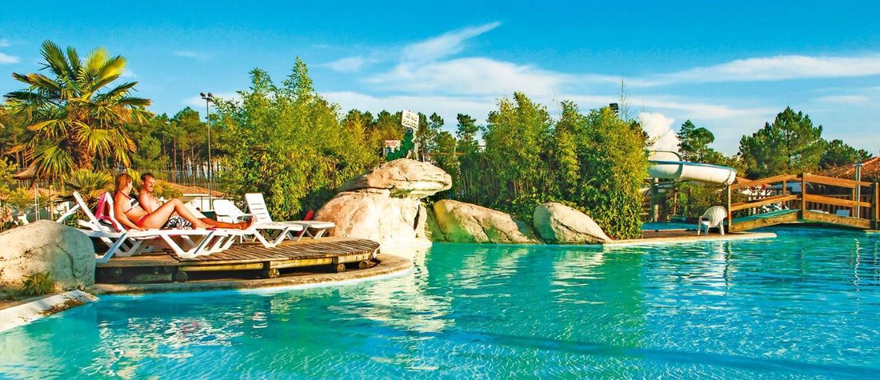 Chalet Camping Les Vignes Lit et Mixe Bagian luar foto