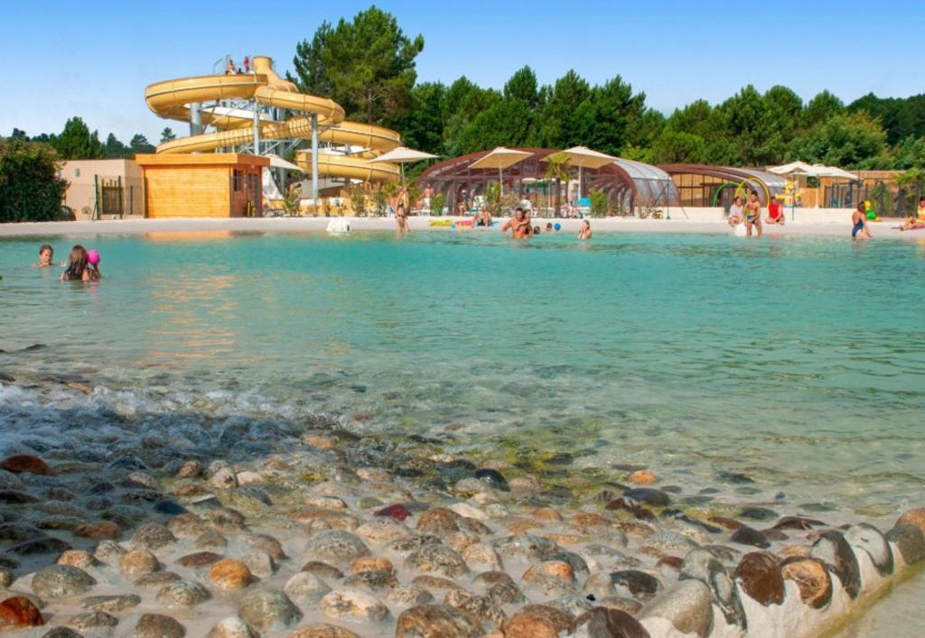 Chalet Camping Les Vignes Lit et Mixe Bagian luar foto